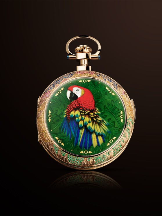 Pocket Watch Automaton - Parrot Repeater © Jaquet Droz