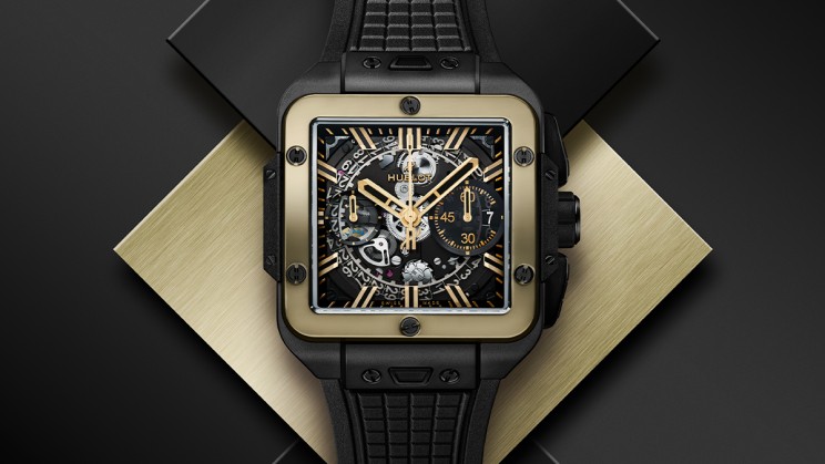 Square Bang Unico Ceramic Magic Gold © Hublot