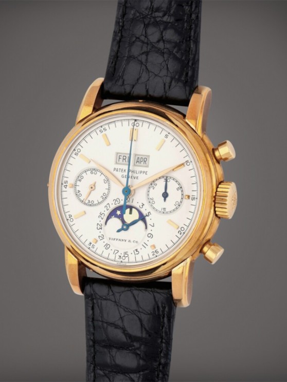 Patek Philippe Tiffany timepiece Reference 2499J © Sotheby's