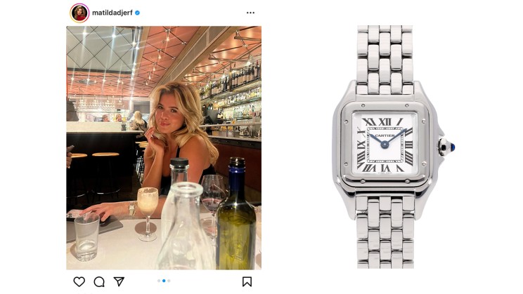 @matildadjerf via Instagram | ref. WSPN0006 © Cartier