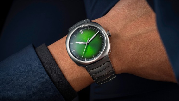 Streamliner Centre Seconds Matrix Green © H. Moser & Cie.