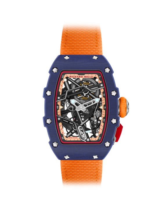 RM 07-04 Sport en quartz TPT, 30, 5 x 44, 95 mm, mouvement squelette automatique, bracelet en caoutchouc&nbsp;© Richard Mille