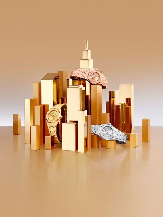 Royal Oak Mini Frosted Gold Quartz © Audemars Piguet