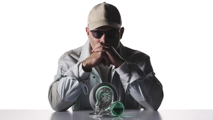 Hublot Ambassador Daniel Arsham & the Arsham Droplet © Hublot