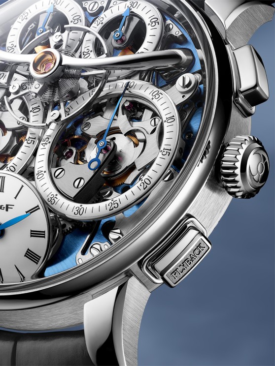 Legacy Machine Sequential Flyback Platinum © MB&F