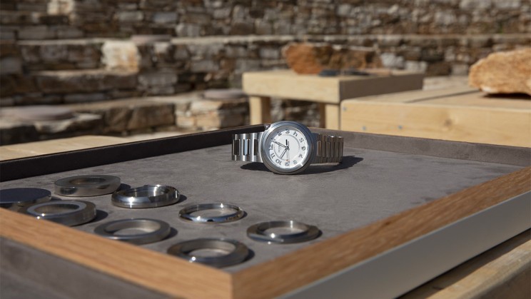 Shapes of Time, Hermès Cut, Tinos 2024 © Hermès