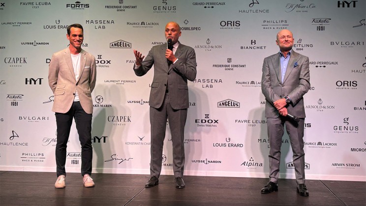 Edouard Meylan, Antoine Pin et Georges Kern © GWD