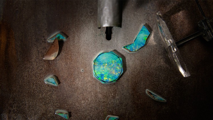 Tourbillon Skelet Sapphire Opal © Jaquet Droz
