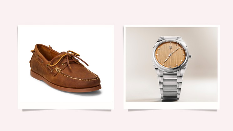 Tonda PF Micro-Rotor No Date & Polo Ralph Lauren Merton Boat Shoes