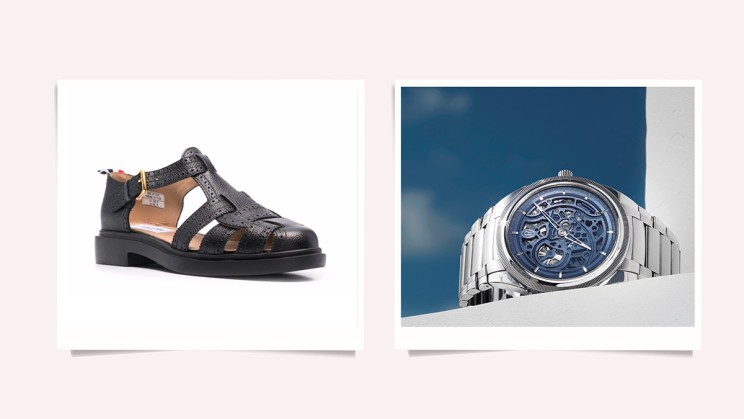 Tonda PF Skeleton & Thom Browne Fisherman Sandals