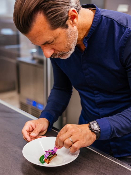 Hublot_Big Bang Unico All Black event with chef Andreas Caminada in Zurich © Hublot