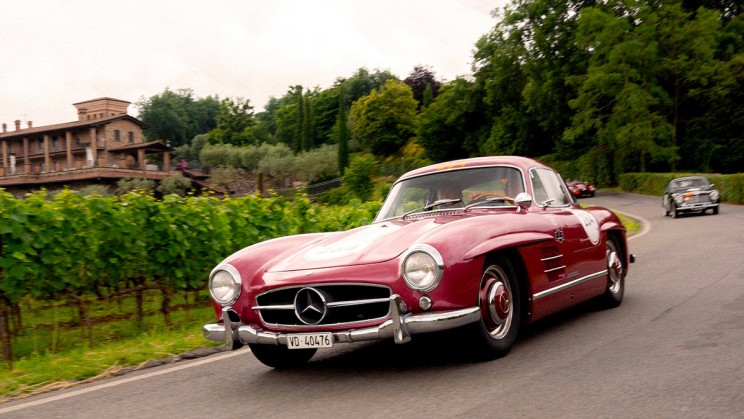 The Scheufele family’s Mercedes-Benz 300SL Gullwing © Chopard