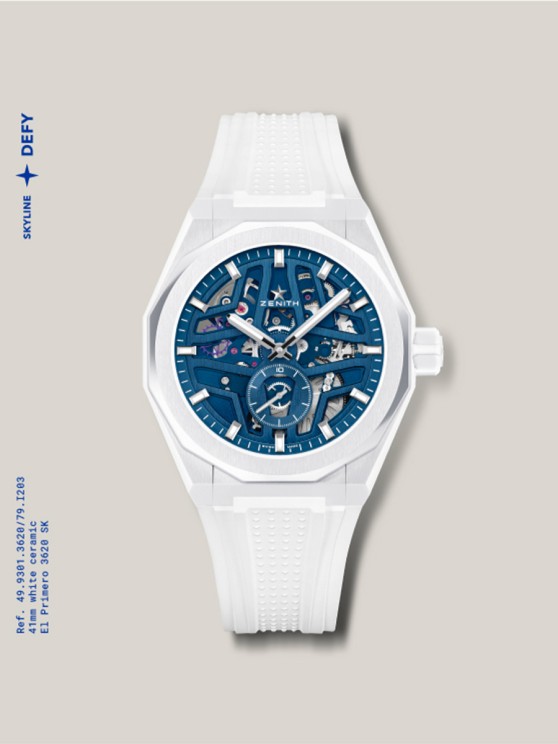 DEFY Skyline Skeleton in White Ceramic © ZENITH
