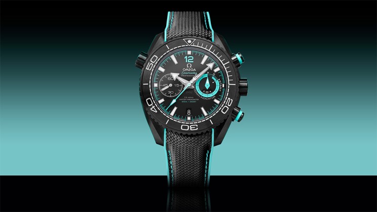 Omega Seamaster Planet Ocean Deep Black ETNZ Edition (45 mm), CHF 12’600.– © Omega