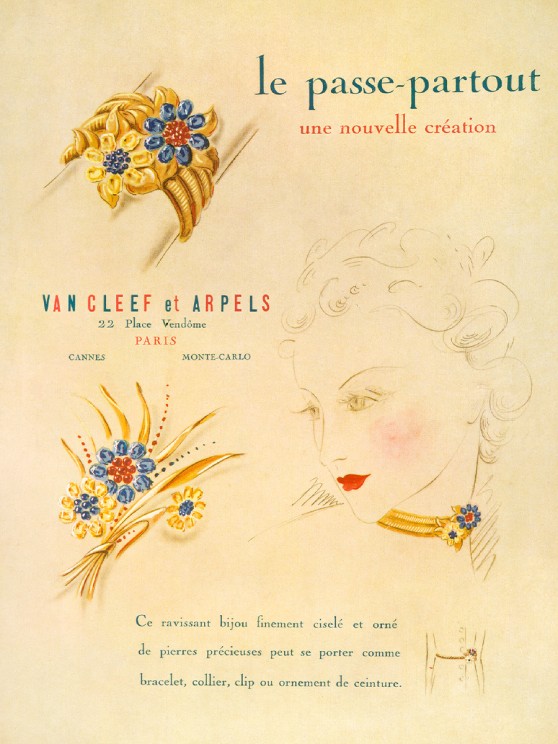 Passe-Partout Advert, 1939 © Van Cleef & Arpels