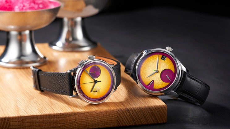 Studio Underd0g 03SERIES Passi0n Fruit and Endeavour Perpetual Calendar Passion Fruit © H. Moser & Cie