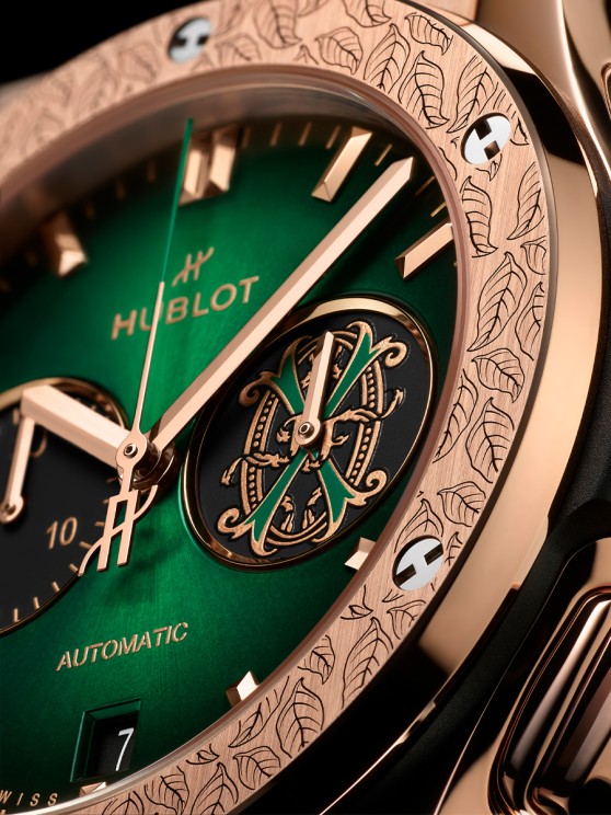 Classic Fusion Chronograph Arturo Fuente King Gold © Hublot