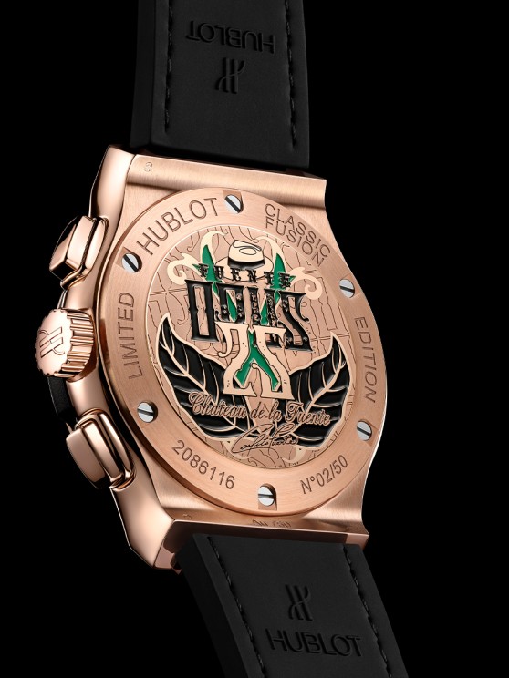 Classic Fusion Chronograph Arturo Fuente King Gold © Hublot