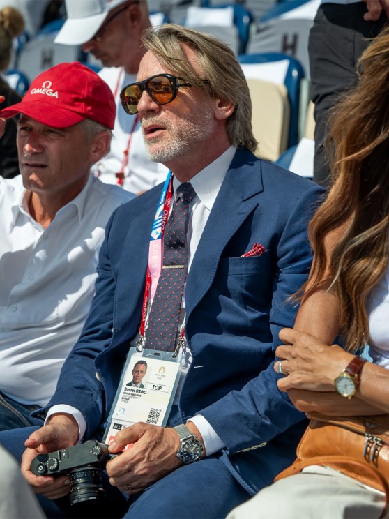 Daniel Craig at the 2024 Paris Olympics © Omega
