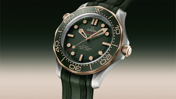 Seamaster Diver 300M in Titanium and Bronze Gold © Omega