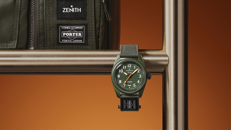 Pilot Automatic Porter et Zenith Pilot Big Date Flyback Chronograph Porter, éditions limitées à 500 exemplaires © Zenith