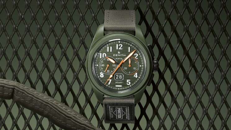 Pilot Big Date Flyback Chronograph Porter, éditions limitées à 500 exemplaires © Zenith