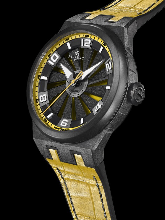 Turbine Carbon 3 Hands © Perrelet