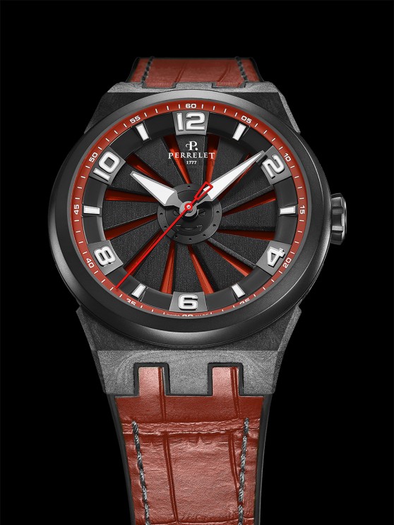 Turbine Carbon 3 Hands © Perrelet