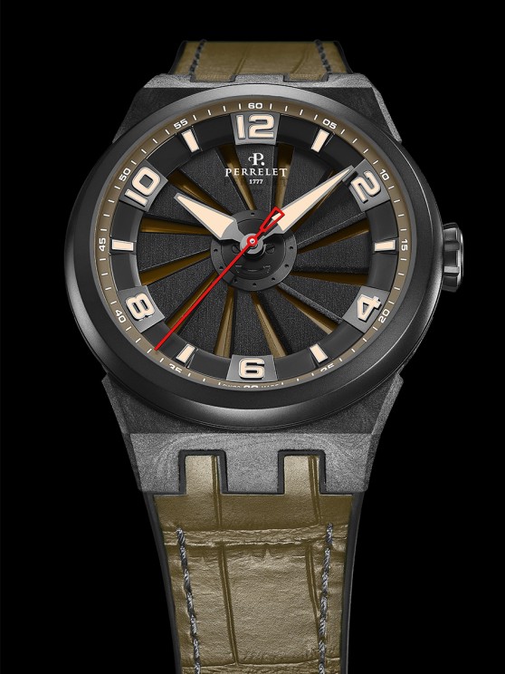Turbine Carbon 3 Hands © Perrelet