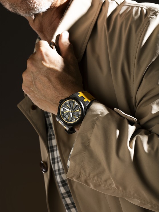 Turbine Carbon 3 Hands © Perrelet