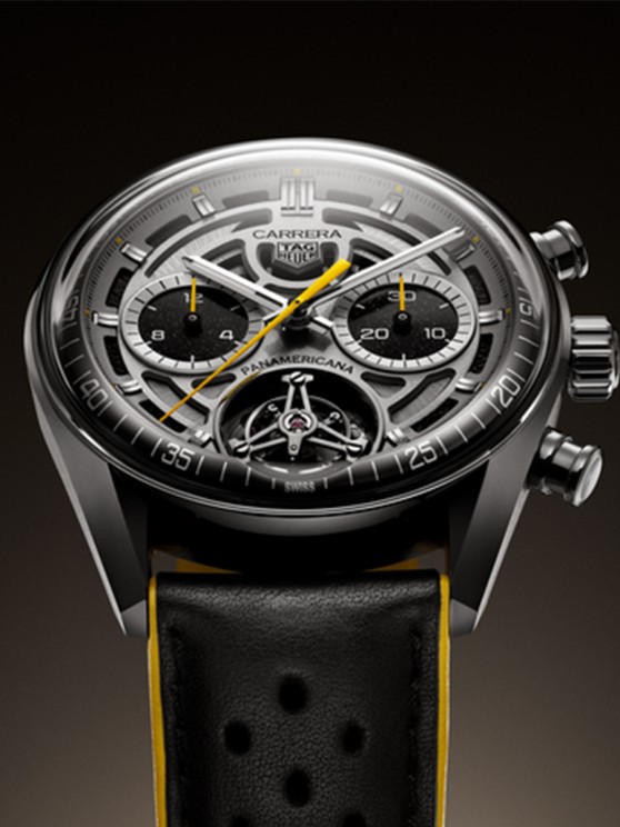 Carrera Chronograph Tourbillon X Porsche Panamericana © TAG Heuer