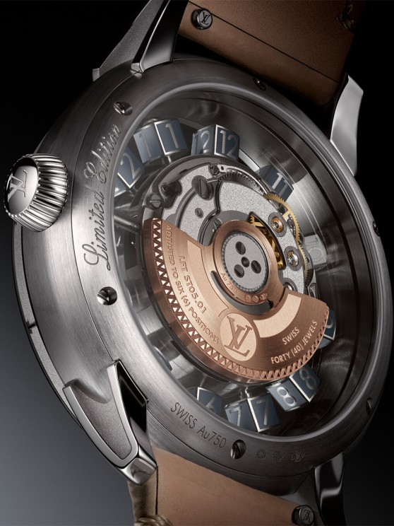 Tambour Taiko Spin Time Caseback ©&nbsp;Louis Vuitton