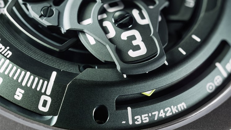 UR-100V Magic T «&nbsp;Hunter Green&nbsp;»&nbsp;© URWERK