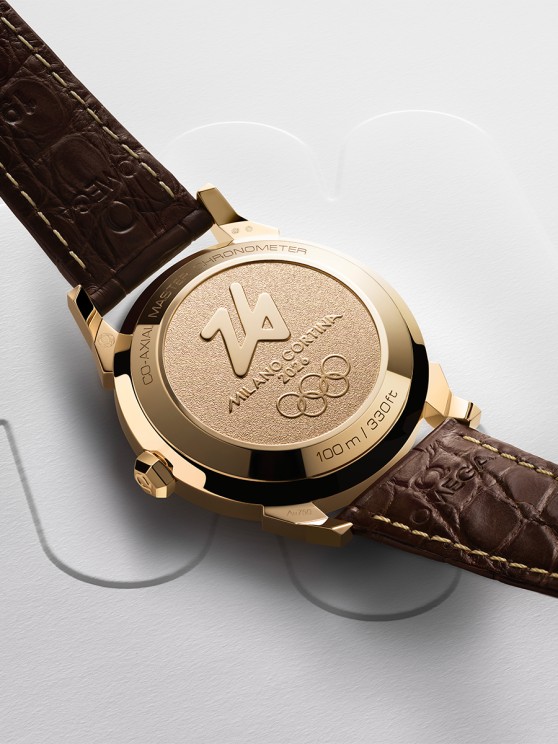 Caseback of the Seamaster 37 mm Milano Cortina 2026 © Omega