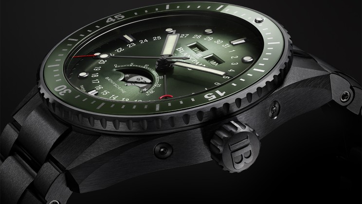 1.	Bracelet en céramique Blancpain dédié exclusivement à la collection Bathyscaphe © Blancpain