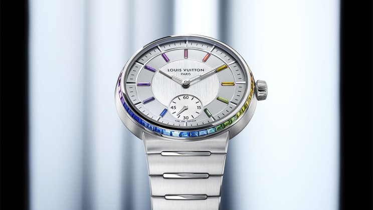 Tambour Platinum Rainbow © Louis Vuitton
