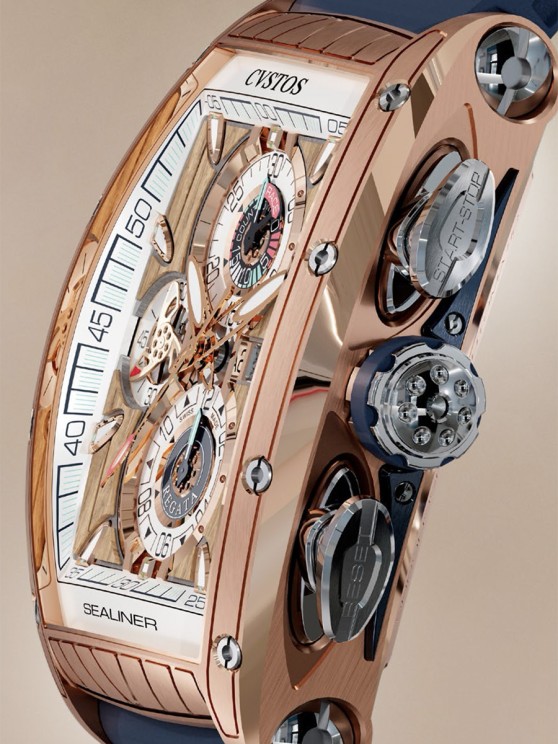 Challenge Sealiner Chrono Red Gold © Cvstos