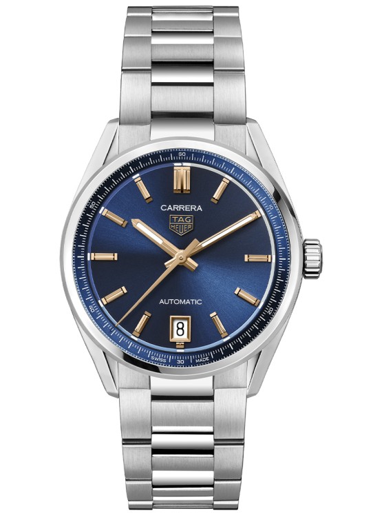 Carrera Date, 36 mm de diamètre, bracelet en acier © TAG Heuer