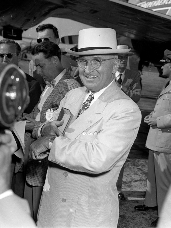 Harry S. Truman in Miami in 1949. ©&nbsp; Abbie Rowe, National Park Service, Harry S. Truman Library.