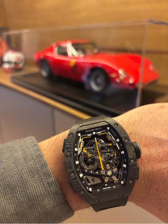 Rm 43-01 Tourbillon Chronographe à Rattrapante Ferrari © Richard Mille