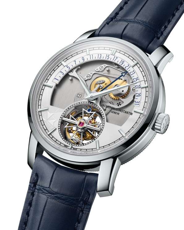Vacheron Constantin Traditionnelle&nbsp;Tourbillon Date Rétrograde Openface, 41mm d’épaisseur, 6,35mm d’épaisseur, calibre automatique, 72 heures de réserve de marche © Vacheron Constantin