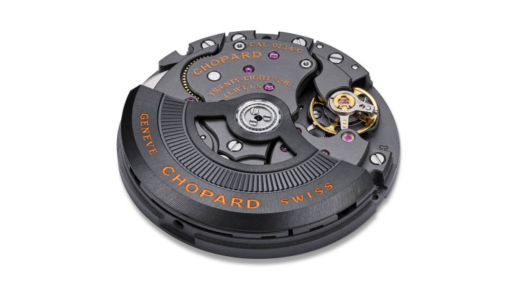 Calibre 01.14-C, 60 heures de réserve de marche © Chopard