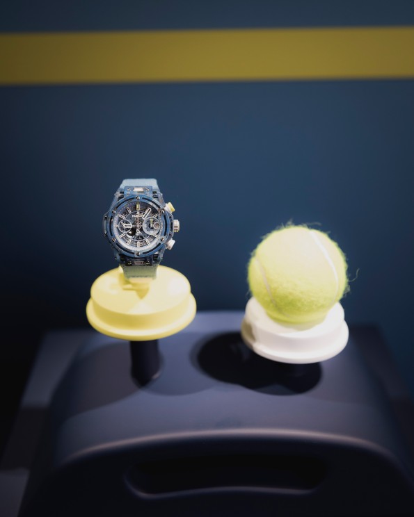 Un chronographe avec un boîtier plus léger qu’une balle de tennis, pour une sensation unique au poignet©Hublot