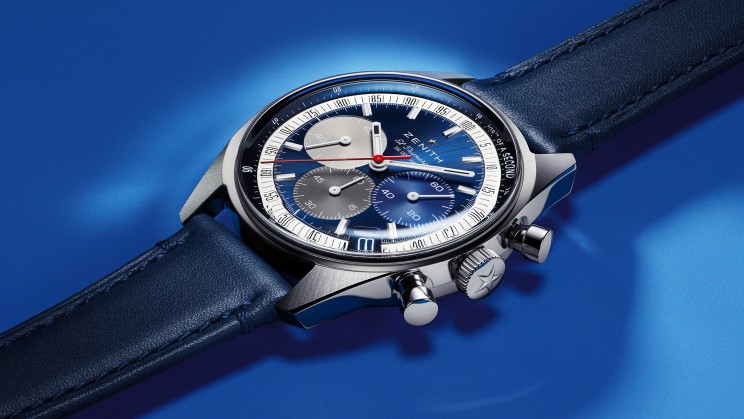 Zenith Chronomaster original in blue ©Zenith