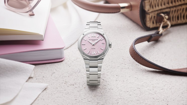 La Riviera en rose claire ©Baume & Mercier 