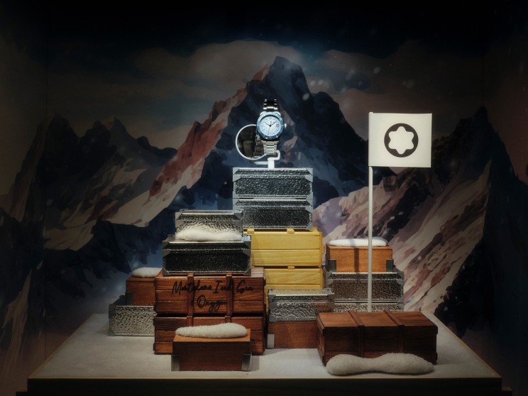 Vitrine Montblanc à Baselworld ©Montblanc