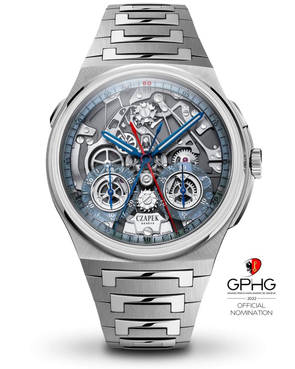 L’Antarctique Rattrapante Ice Blue © Czapek
