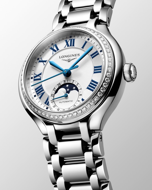 PrimaLuna avec bracelet acier © Longines 