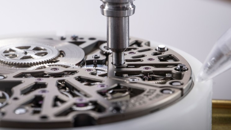 Making of the movement of the Octo Finissimo Lee Ufan x Bvlgari © Bvlgari 