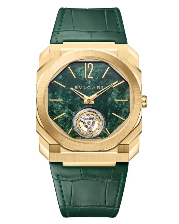 L'Octo Finissimo Tourbillon Marble en teinte Verde Alpi © Bvlgari 